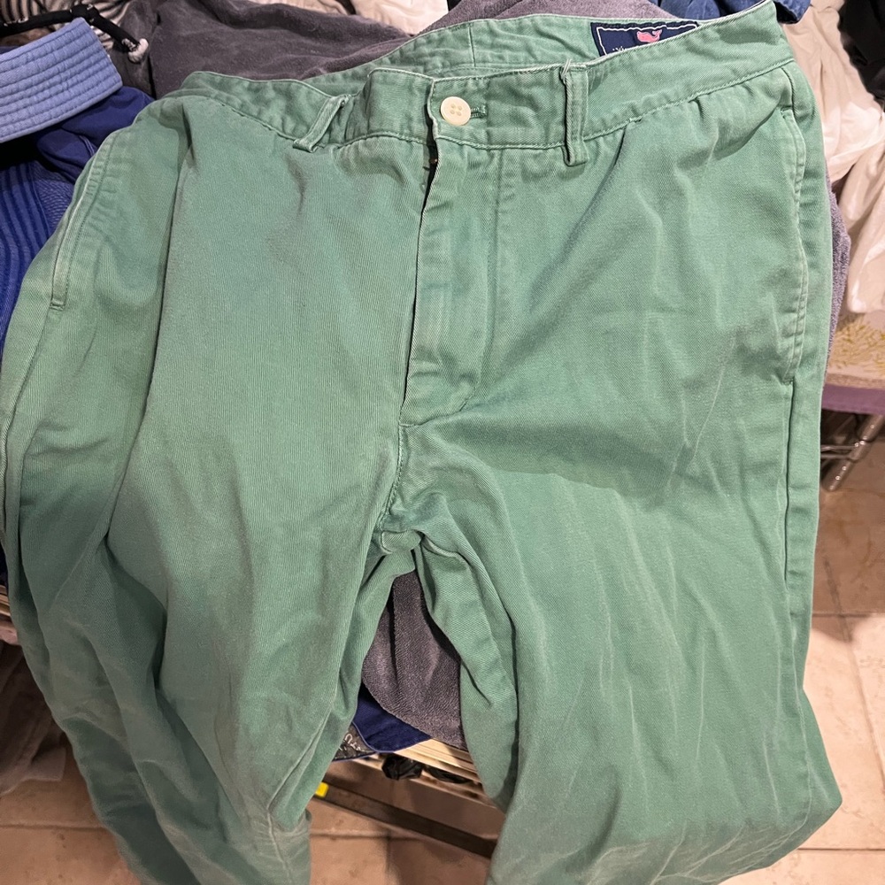 Vineyard Vines Green Chinos
